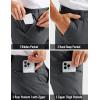 imageMAGCOMSEN Mens Hiking Pants Lightweight Quick Dry 7 Pockets Travel Pants for Men Water Resistant Ripstop Work FishingDark Grey