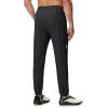 imageMAGCOMSEN Mens Hiking Pants Mens Lightweight Pants Quick Dry UPF 50 Joggers Athletic Workout Travel Casual with PocketBlack