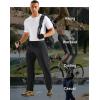 imageMAGCOMSEN Mens Hiking Pants Mens Lightweight Pants Quick Dry UPF 50 Joggers Athletic Workout Travel Casual with PocketBlack
