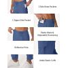 imageMAGCOMSEN Mens Hiking Pants Mens Lightweight Pants Quick Dry UPF 50 Joggers Athletic Workout Travel Casual with PocketGrey Blue
