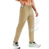 imageMAGCOMSEN Mens Hiking Pants Mens Lightweight Pants Quick Dry UPF 50 Joggers Athletic Workout Travel Casual with PocketKhaki