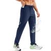 imageMAGCOMSEN Mens Hiking Pants Mens Lightweight Pants Quick Dry UPF 50 Joggers Athletic Workout Travel Casual with PocketNavy