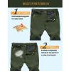 imageMAGCOMSEN Mens Hiking Pants QuickDry Water Resistant Lightweight Work Outdoor Pants with Zipper PocketsGreen