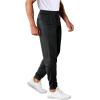 imageMAGCOMSEN Mens Joggers Sweatpants Quick Dry Running Pants with Pockets Summer Lightweight Athletic Workout PantsBlack