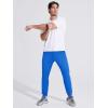 imageMAGCOMSEN Mens Joggers Sweatpants Quick Dry Running Pants with Pockets Summer Lightweight Athletic Workout PantsBlue