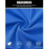 imageMAGCOMSEN Mens Joggers Sweatpants Quick Dry Running Pants with Pockets Summer Lightweight Athletic Workout PantsBlue