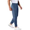 imageMAGCOMSEN Mens Joggers Sweatpants Quick Dry Running Pants with Pockets Summer Lightweight Athletic Workout PantsBlue Grey