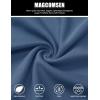 imageMAGCOMSEN Mens Joggers Sweatpants Quick Dry Running Pants with Pockets Summer Lightweight Athletic Workout PantsBlue Grey