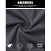 imageMAGCOMSEN Mens Joggers Sweatpants Quick Dry Running Pants with Pockets Summer Lightweight Athletic Workout PantsDark Grey