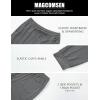 imageMAGCOMSEN Mens Joggers Sweatpants Quick Dry Running Pants with Pockets Summer Lightweight Athletic Workout PantsLondon Grey