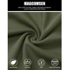 imageMAGCOMSEN Mens Joggers Sweatpants Quick Dry Running Pants with Pockets Summer Lightweight Athletic Workout PantsMilitary Green