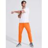 imageMAGCOMSEN Mens Joggers Sweatpants Quick Dry Running Pants with Pockets Summer Lightweight Athletic Workout PantsOrange