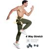 imageMAGCOMSEN Mens Joggers with Zipper Pockets Lightweight Hiking Sweatpants Athletic Pants for Men Running Workout Traning GymArmy Green