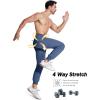 imageMAGCOMSEN Mens Joggers with Zipper Pockets Lightweight Hiking Sweatpants Athletic Pants for Men Running Workout Traning GymBlue Grey