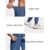 imageMAGCOMSEN Mens Joggers with Zipper Pockets Lightweight Hiking Sweatpants Athletic Pants for Men Running Workout Traning GymBlue Grey