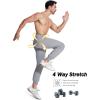 imageMAGCOMSEN Mens Joggers with Zipper Pockets Lightweight Hiking Sweatpants Athletic Pants for Men Running Workout Traning GymLight Grey
