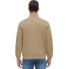 imageMAGCOMSEN Mens Lightweight Bomber Jacket Windproof Water Resistant Zip Up Coat Stand Up Collar Windbreaker with 3 PocketsKhaki