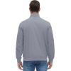 imageMAGCOMSEN Mens Lightweight Bomber Jacket Windproof Water Resistant Zip Up Coat Stand Up Collar Windbreaker with 3 PocketsLight Grey