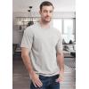 imageMAGCOMSEN Mens Pocket T Shirts Short Sleeve Cotton Moisture Wicking Plain Tshirts Casual Lightweight Summer Basic TeesBeigecotton Blend