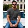 imageMAGCOMSEN Mens Pocket T Shirts Short Sleeve Cotton Moisture Wicking Plain Tshirts Casual Lightweight Summer Basic TeesDark Greycotton Blend