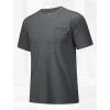 imageMAGCOMSEN Mens Pocket T Shirts Short Sleeve Cotton Moisture Wicking Plain Tshirts Casual Lightweight Summer Basic TeesDark Greycotton Blend