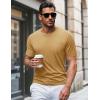 imageMAGCOMSEN Mens Pocket T Shirts Short Sleeve Cotton Moisture Wicking Plain Tshirts Casual Lightweight Summer Basic TeesEarthy Yellowcotton Blend