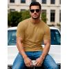 imageMAGCOMSEN Mens Pocket T Shirts Short Sleeve Cotton Moisture Wicking Plain Tshirts Casual Lightweight Summer Basic TeesEarthy Yellowcotton Blend