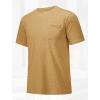 imageMAGCOMSEN Mens Pocket T Shirts Short Sleeve Cotton Moisture Wicking Plain Tshirts Casual Lightweight Summer Basic TeesEarthy Yellowcotton Blend