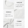 imageMAGCOMSEN Mens Pocket T Shirts Short Sleeve Cotton Moisture Wicking Plain Tshirts Casual Lightweight Summer Basic TeesWhitecotton