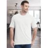 imageMAGCOMSEN Mens Pocket T Shirts Short Sleeve Cotton Moisture Wicking Plain Tshirts Casual Lightweight Summer Basic TeesWhitecotton