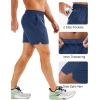 imageMAGCOMSEN Mens Running Shorts 5quot Quick Dry Lightweight Hiking Shorts with Pockets for Workout Athletic Gym06blue Grey