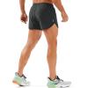 imageMAGCOMSEN Mens Running Shorts Mens 3 Inch Shorts Quick Dry Lightweight for Athleic Workout Gym Sports with Liner PocketDark Grey
