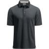 imageMAGCOMSEN Mens Short Sleeve Polo Golf Shirts 3Button Moisture Wicking Athletic TShirts Casual Collared ShirtBlack