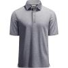 imageMAGCOMSEN Mens Short Sleeve Polo Golf Shirts 3Button Moisture Wicking Athletic TShirts Casual Collared ShirtDark Grey