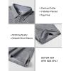 imageMAGCOMSEN Mens Short Sleeve Polo Golf Shirts 3Button Moisture Wicking Athletic TShirts Casual Collared ShirtDark Grey
