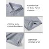 imageMAGCOMSEN Mens Short Sleeve Polo Golf Shirts 3Button Moisture Wicking Athletic TShirts Casual Collared ShirtLight Grey