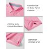 imageMAGCOMSEN Mens Short Sleeve Polo Golf Shirts 3Button Moisture Wicking Athletic TShirts Casual Collared ShirtPink