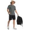 imageMAGCOMSEN Mens Short Sleeve UPF 50 Sun Protection Shirts Quick Dry Athletic TShirt Hiking Running Swimming Rash GuardDark Gray