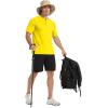 imageMAGCOMSEN Mens Short Sleeve UPF 50 Sun Protection Shirts Quick Dry Athletic TShirt Hiking Running Swimming Rash GuardYellow