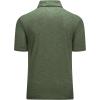 imageMAGCOMSEN Mens ShortSleeve PoloGolf Shirts for Men 3Button Moisture WickingAthletic Outdoor Collared TShirtArmy Green