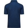 imageMAGCOMSEN Mens ShortSleeve PoloGolf Shirts for Men 3Button Moisture WickingAthletic Outdoor Collared TShirtDark Blue