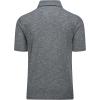 imageMAGCOMSEN Mens ShortSleeve PoloGolf Shirts for Men 3Button Moisture WickingAthletic Outdoor Collared TShirtDark Grey