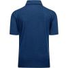 imageMAGCOMSEN Mens ShortSleeve PoloGolf Shirts for Men 3Button Moisture WickingAthletic Outdoor Collared TShirtMiddle Blue