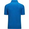 imageMAGCOMSEN Mens ShortSleeve PoloGolf Shirts for Men 3Button Moisture WickingAthletic Outdoor Collared TShirtSea Blue