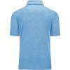 imageMAGCOMSEN Mens ShortSleeve PoloGolf Shirts for Men 3Button Moisture WickingAthletic Outdoor Collared TShirtSky Blue