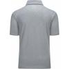 imageMAGCOMSEN Mens ShortSleeve PoloGolf Shirts for Men 3Button Moisture WickingAthletic Outdoor Collared TShirtSliver