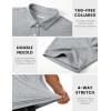 imageMAGCOMSEN Mens ShortSleeve PoloGolf Shirts for Men 3Button Moisture WickingAthletic Outdoor Collared TShirtSliver