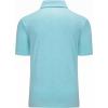 imageMAGCOMSEN Mens ShortSleeve PoloGolf Shirts for Men 3Button Moisture WickingAthletic Outdoor Collared TShirtWater Blue