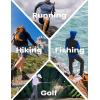 imageMAGCOMSEN Mens Sun Protection UPF 50 Long Sleeve Shirt Quarter Zip Pullover Quick Dry Lightweight Fishing Running Rash GuardDark Blue