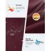 imageMAGCOMSEN Mens Swim Trunks with Compression Liner 9quot Quick Dry Beach Shorts with Zipper PocketsWine Red
